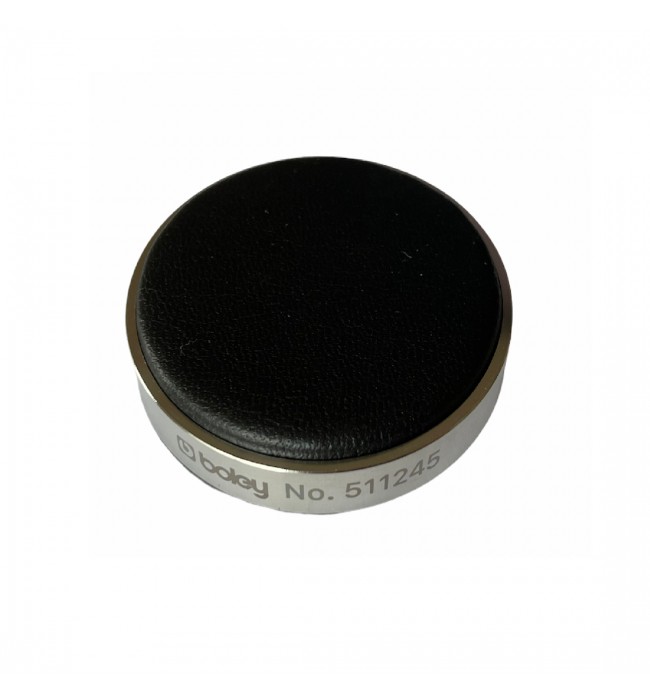 Boley watch black leather casing cushion 80 mm