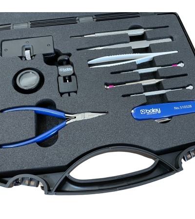 Boley watchmakers toolbox kit for replacing straps and batteries