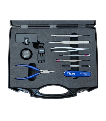 Boley watchmakers toolbox kit for replacing straps and batteries