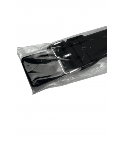 Boley XL Silicone Watch Strap, Black, 22 mm, Smooth Finish