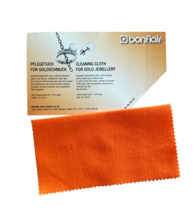 Bonflair cleaning cloth for gold jewellery 15 x 16 cm