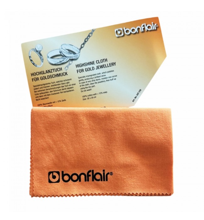 Bonflair cleaning cloth for gold jewellery 30 x 30 cm