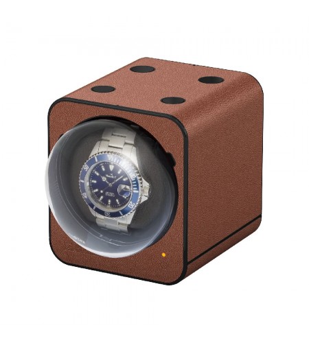 Boxy Fancy Brick brown watch winder ...