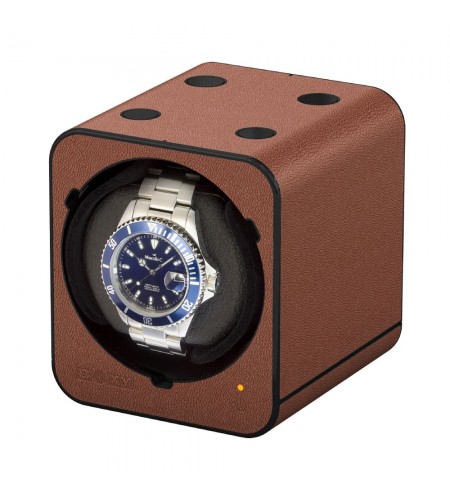 Boxy Fancy Brick brown watch winder ...