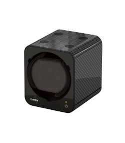 Boxy Fancy Brick carbon watch winder box for one watch combinable with adapter