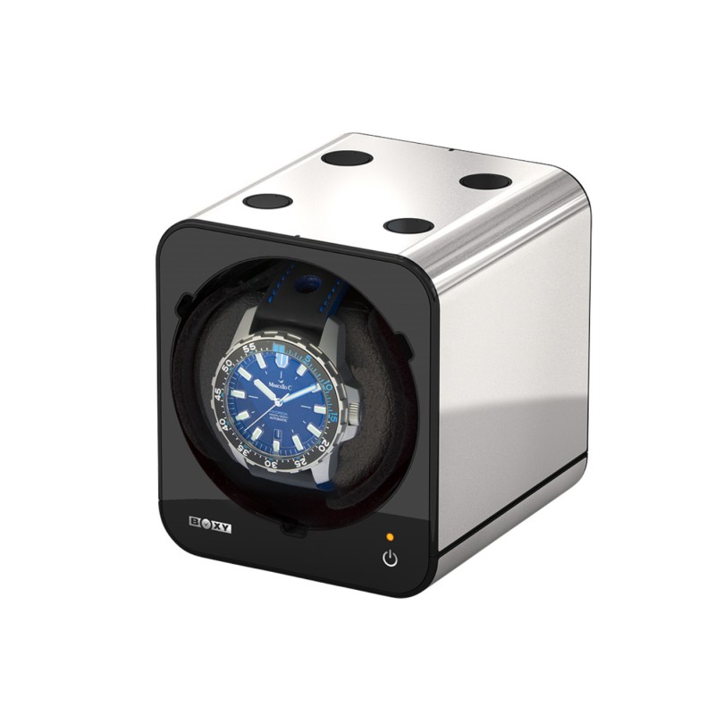 Часовникоподдържател Boxy Fancy Brick с платинен вид Часовникоподдържател Boxy Fancy Brick с платинен вид