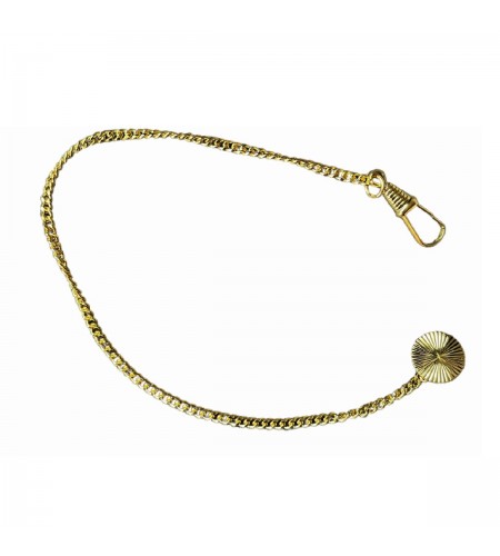 Brass gold-plated button-hole pocke ...