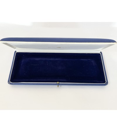 Bucherer blue men's watch box 1960s
