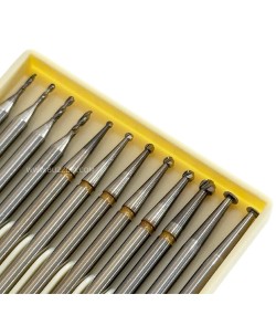 Busch assortment of 12 pave settings for hard metal for jewelers