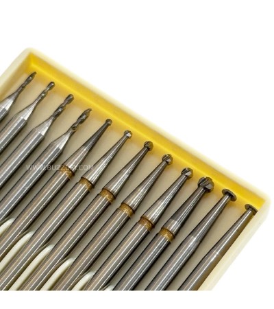 Busch assortment of 12 pave settings for hard metal for jewelers
