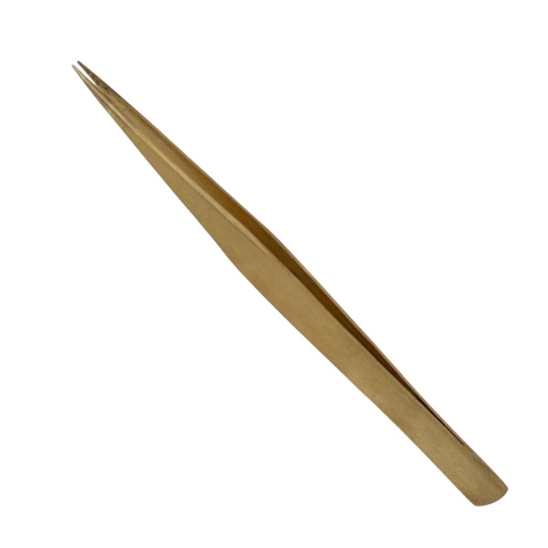 Buzzufy B10 brass long watchmaker tweezer, non-magnetic, 140 mm Buzzufy B10 brass long watchmaker tweezer, non-magnetic, 140 mm