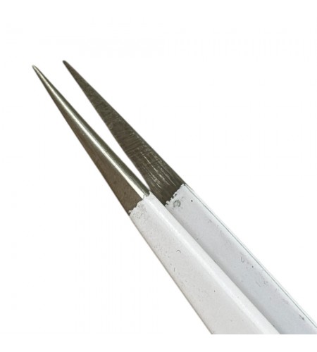 Buzzufy C16 white coated tweezer fo ...