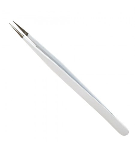 Buzzufy C16 white coated tweezer fo ...