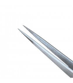 Buzzufy D10 stainless steel precision long non-magnetic tweezer, 145 mm