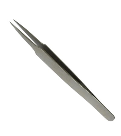 Buzzufy D12 precision stronger steel tweezer for watchmaker, 120mm