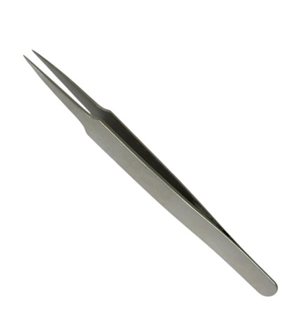 Buzzufy D12 precision stronger steel tweezer for watchmaker, 120mm