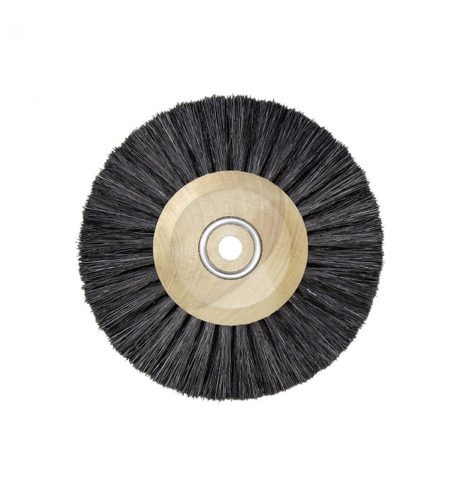 Buzzufy polishing wheel hard brush bristle 4 rows 100 mm