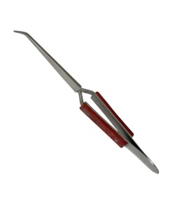 Buzzufy S10 soldering tweezer for jewelers with fibre grip curved length 165 mm