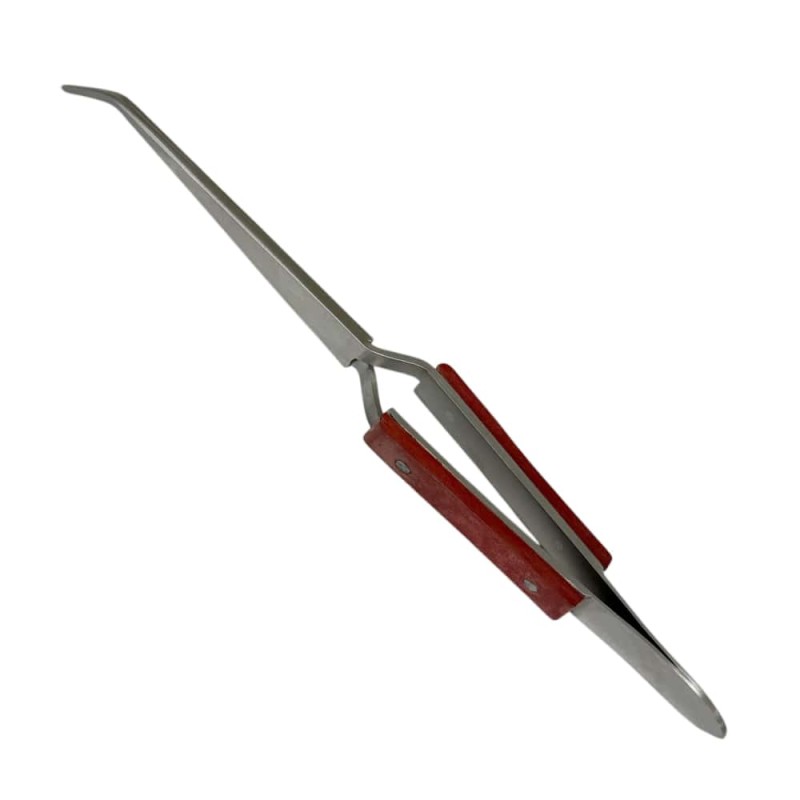 Buzzufy S10 soldering tweezer for jewelers with fibre grip curved length 165 mm Buzzufy S10 soldering tweezer for jewelers with fibre grip curved length 165 mm