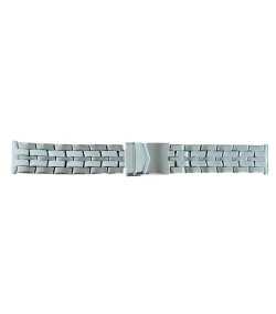 Buzzufy semi solid stainless steel watch bracelet 22mm