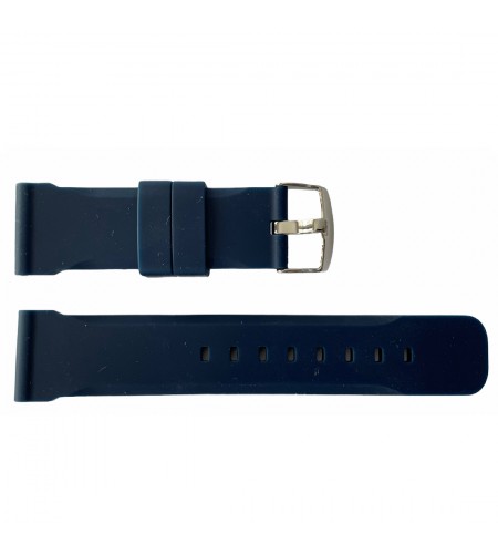 Buzzufy silicone dark blue chrono w ...