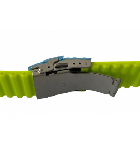Buzzufy silicone neon green chrono  ...