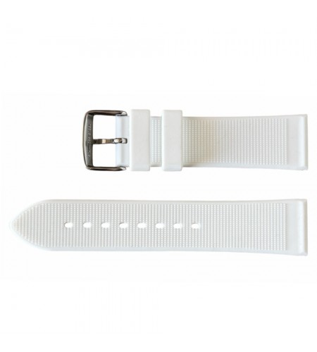 Buzzufy silicone strap watch, white ...