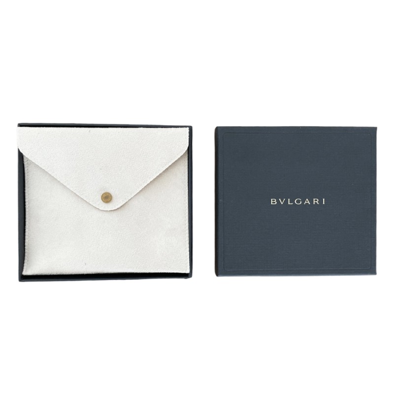 Картонена кутия за бижута с кожена каишка Bvlgari Картонена кутия за бижута с кожена каишка Bvlgari