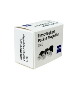 Carl Zeiss D40 triplet pocket loupe x10