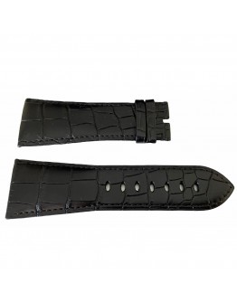 Черен кожен каишка Cartier KD74BK97 ...