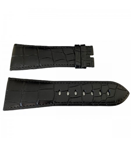 Cartier black leather strap KD74BK9 ...