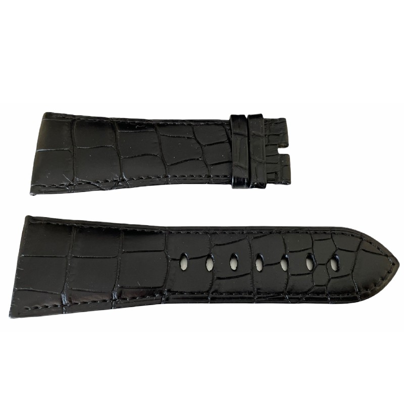 Черен кожен каишка Cartier KD74BK97 29.0 мм Черен кожен каишка Cartier KD74BK97 29.0 мм