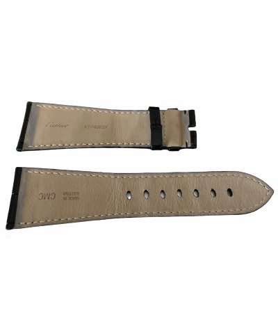 Cartier black leather strap KD74BK97 29.0mm