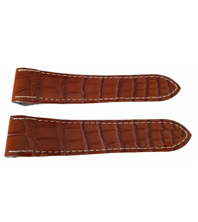 Cartier brown leather strap KD1IJY92 24.5mm