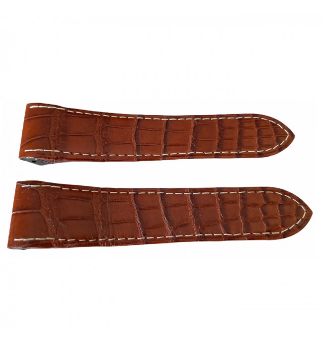 Cartier brown leather strap KD1IJY92 24.5mm