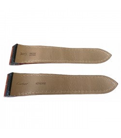 Cartier brown leather strap KD1IJY92 24.5mm