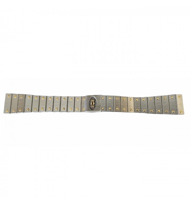Cartier Santos watch bracelet steel and gold 18mm