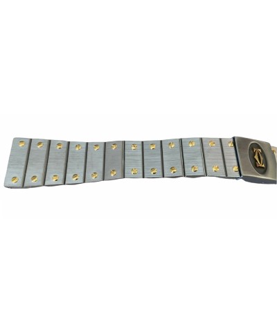 Cartier Santos watch bracelet steel and gold 18mm