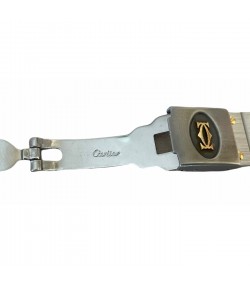 Cartier Santos watch bracelet steel and gold 18mm