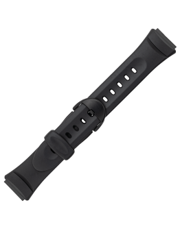 Черен каишка за часовник Casio 18 м ...