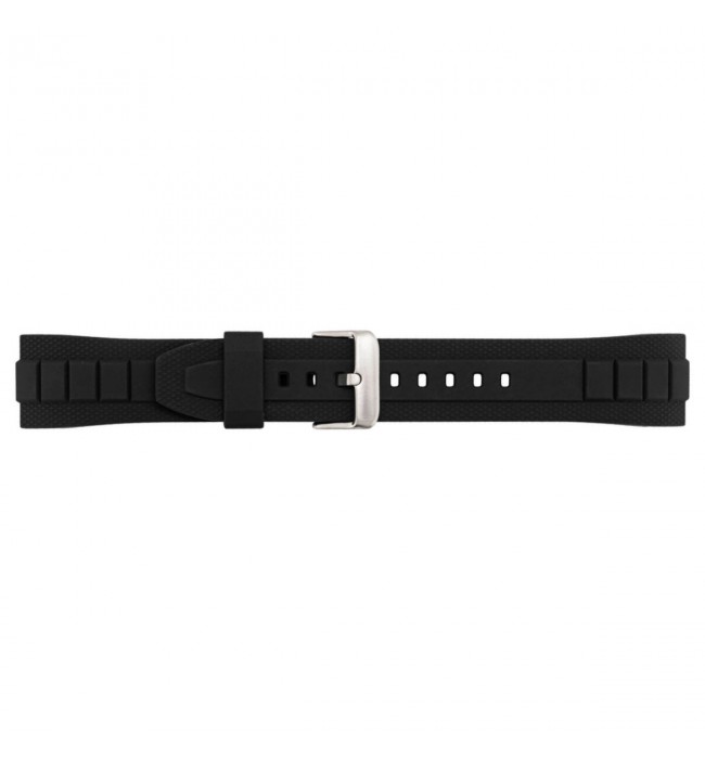Casio 10328600 black rubber strap 20mm MTF-E001-1AV, MTF-E001-7AV, MTF-E002-7AV and MTF-E002B-1AV