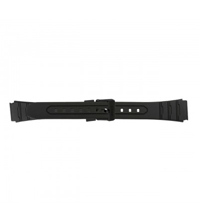 Casio 10421384 black rubber strap W-202-1AV 18 mm