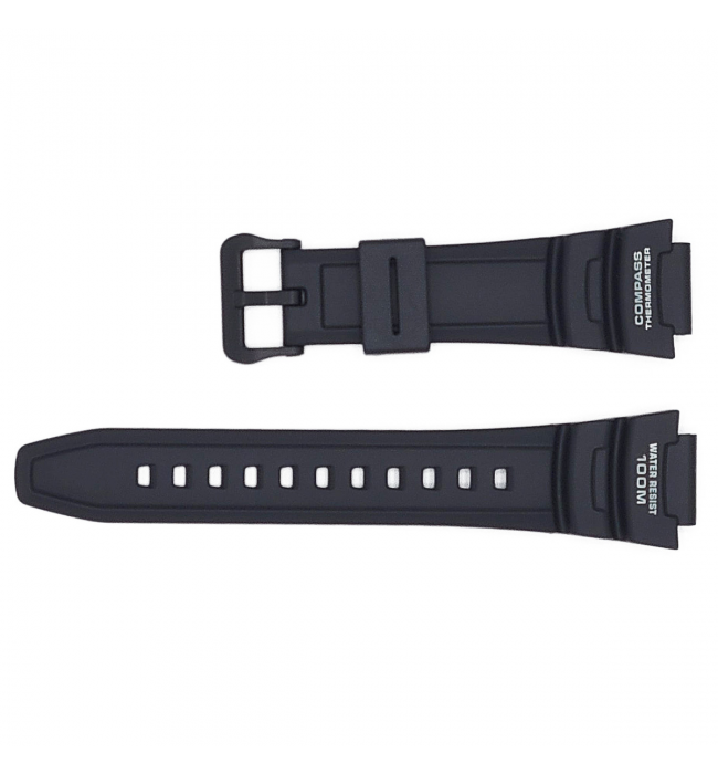 Casio 10431875 watch black plastic band strap SGW500H-1BV 17.5 mm