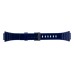 Синя гумена каишка за часовник Casio W-215H-2AV 18 мм
