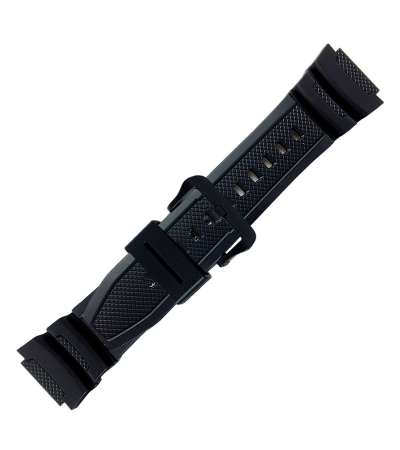 Casio 10569210 black watch plastic strap 19 mm W-218H-1AV, W-218H-3AV, W-218H-5BV