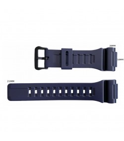 Casio 28/21/18 mm rubber blue strap AEQ-110W-2AV, AQ-S810W-2AV, W-735H-2AV 10410726