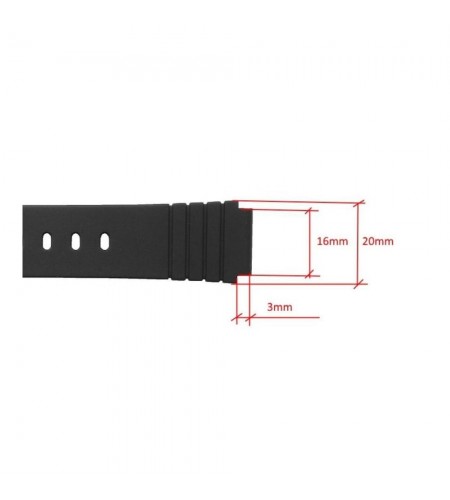 Casio black watch strap 10224223  f ...