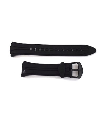 Casio black watch strap 10075646 for STR-101, STR-101C, STR-111, STR-111C, 16mm