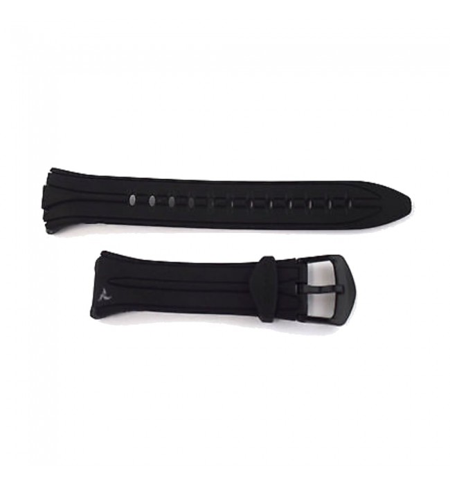 Casio black watch strap 10075646 for STR-101, STR-101C, STR-111, STR-111C, 16mm