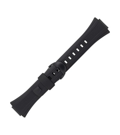 Casio black watch strap 10090624 for DB-E30-1AV, 16mm